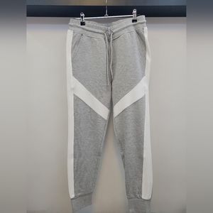 Forever 21 grey and white sweatpants